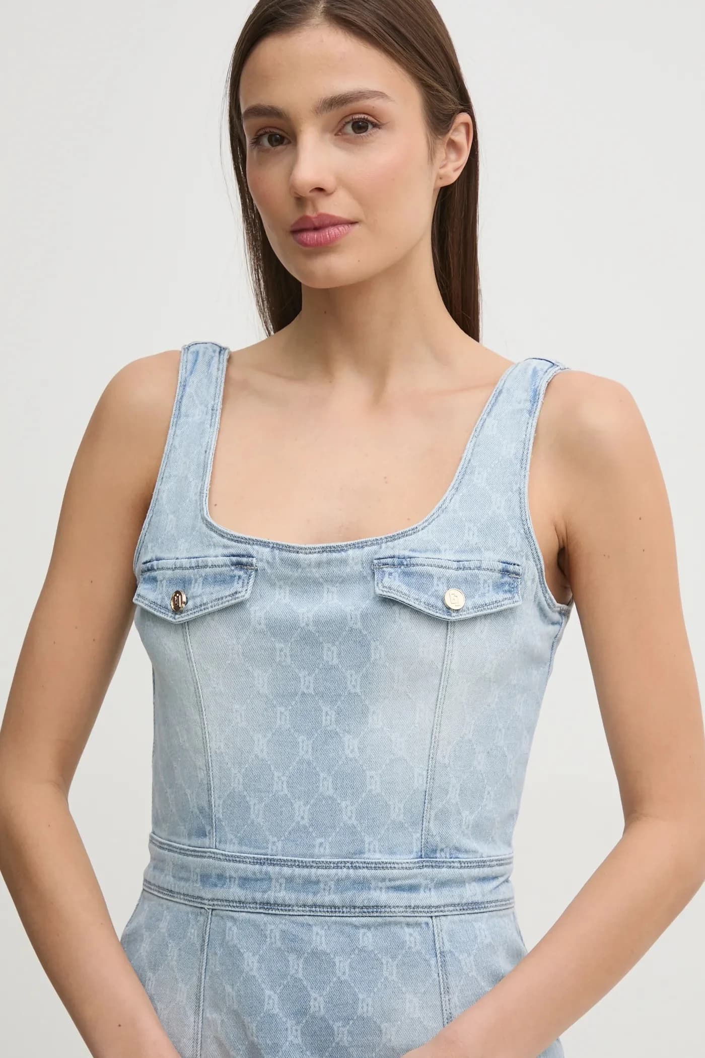 Джинсовое платье - фото 4