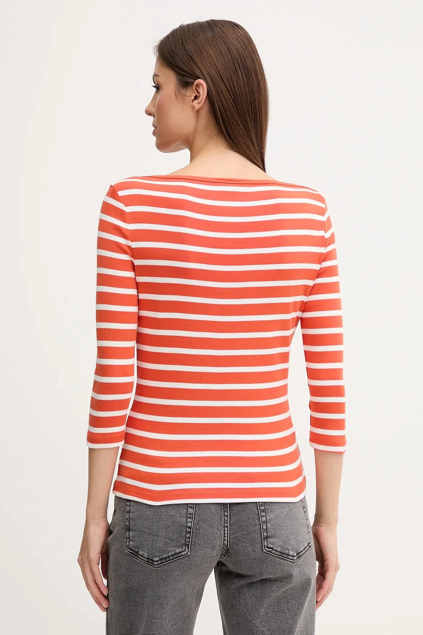 Хлопковая рубашка с длинным рукавом - фото 3