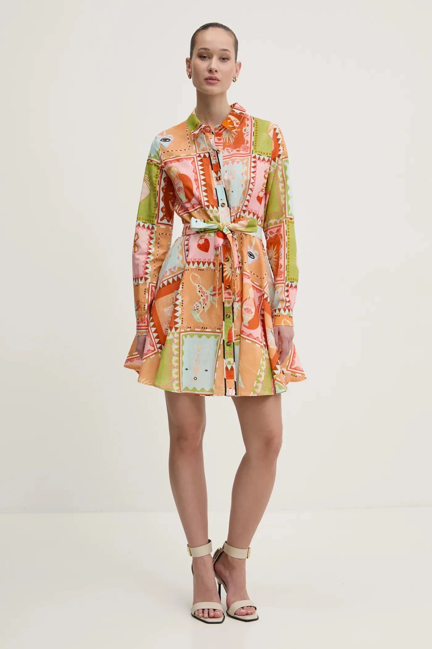 Платье из смесового льна - фото 2