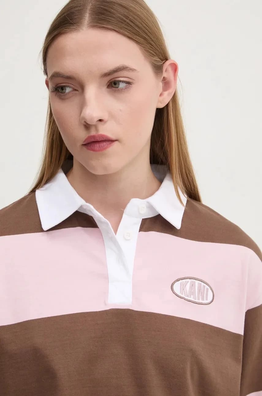 Хлопковая рубашка с длинным рукавом - фото 4