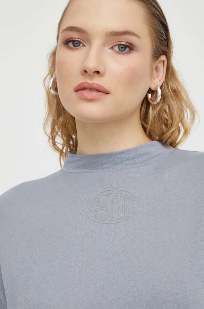 Хлопковая рубашка с длинным рукавом - фото 4