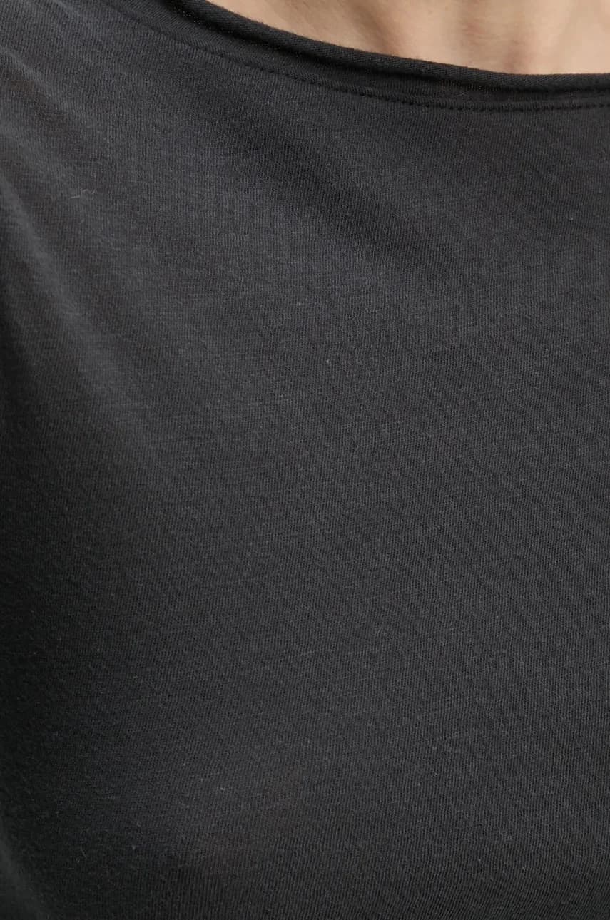 Хлопковая рубашка с длинным рукавом - фото 5