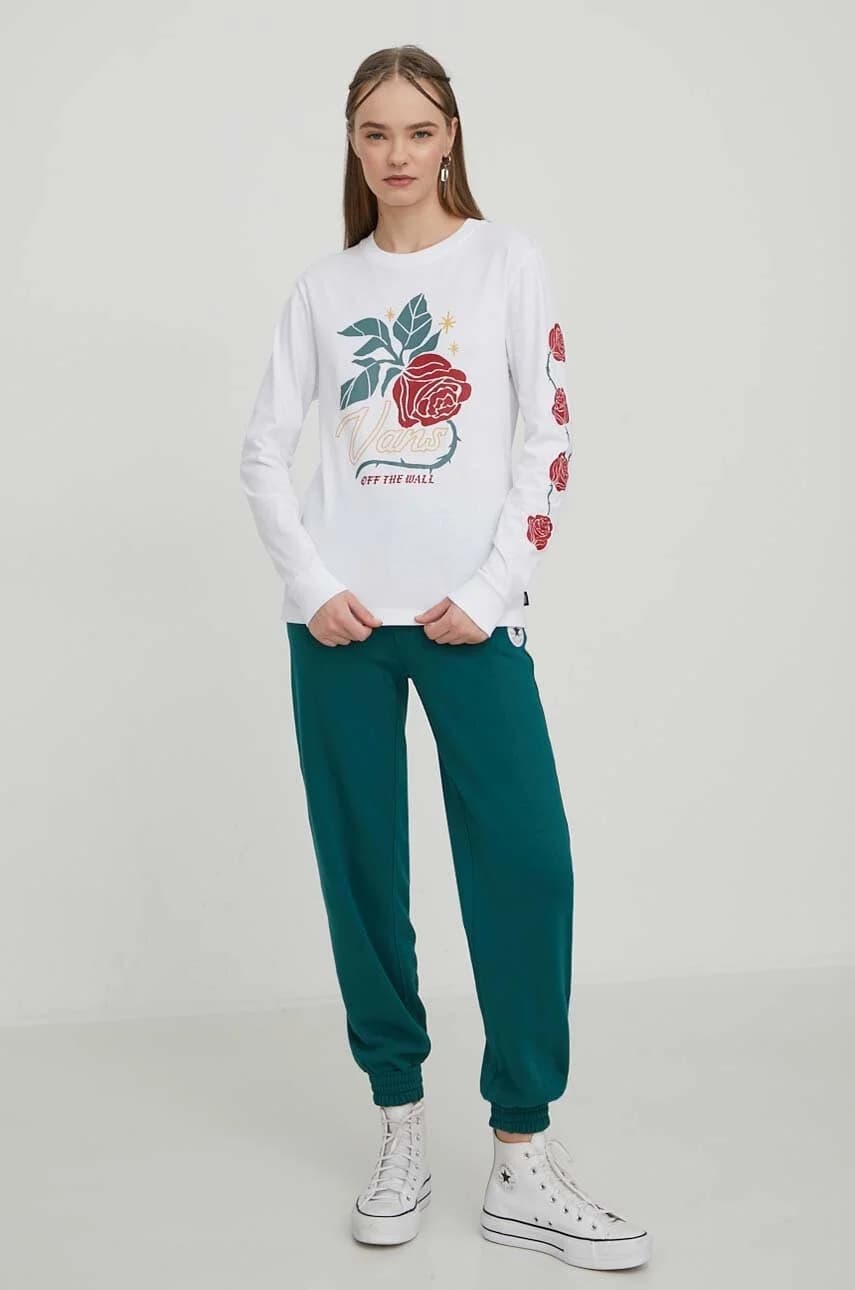 Хлопковая рубашка с длинным рукавом - фото 2