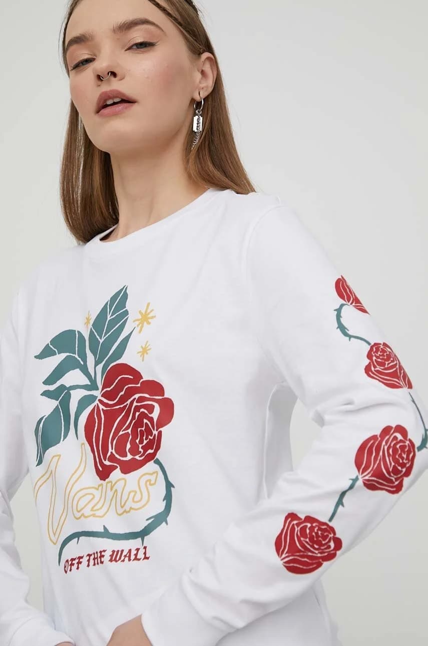 Хлопковая рубашка с длинным рукавом - фото 4