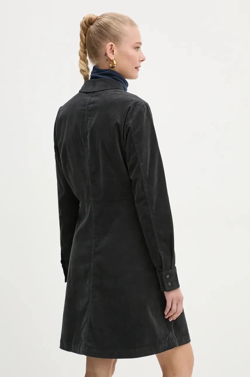 Вельветовое платье - фото 3