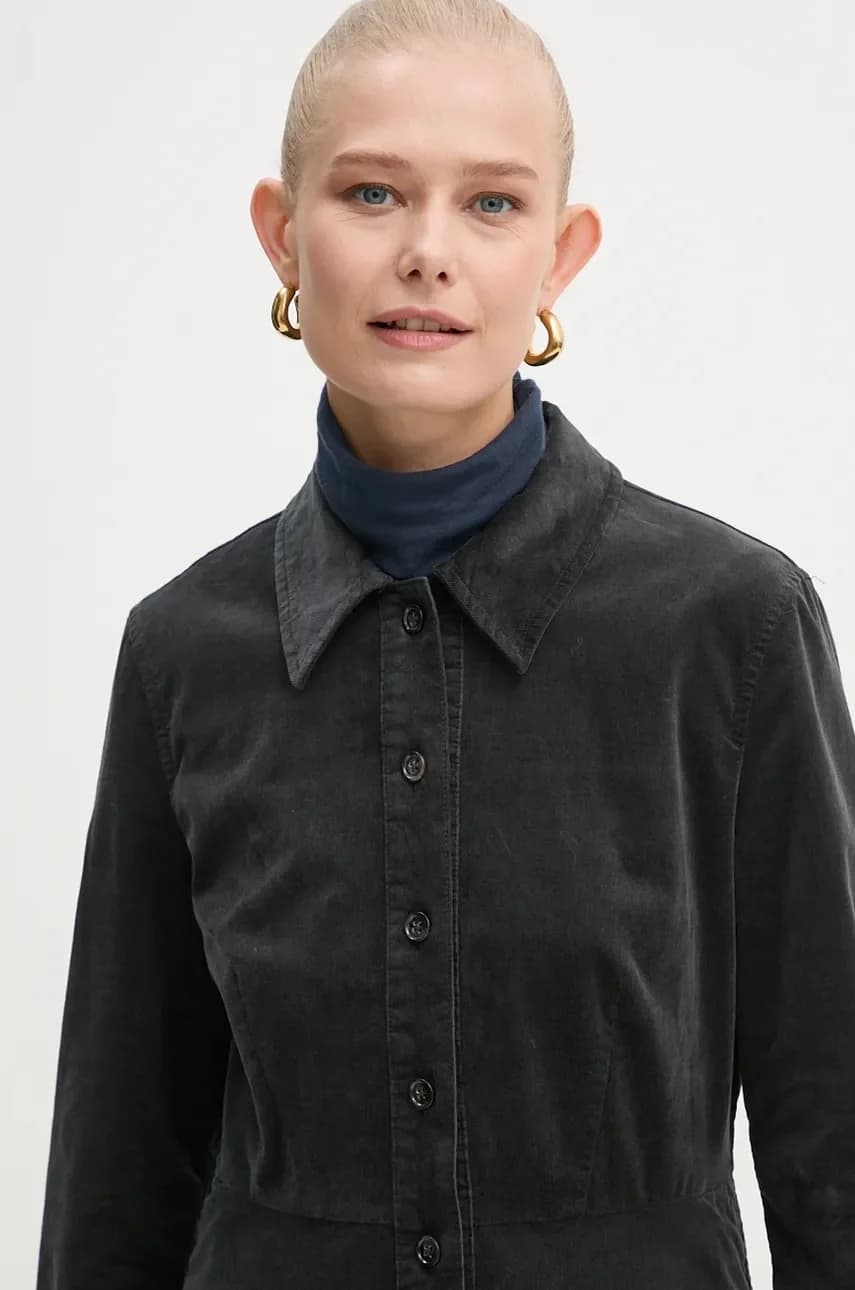 Вельветовое платье - фото 4