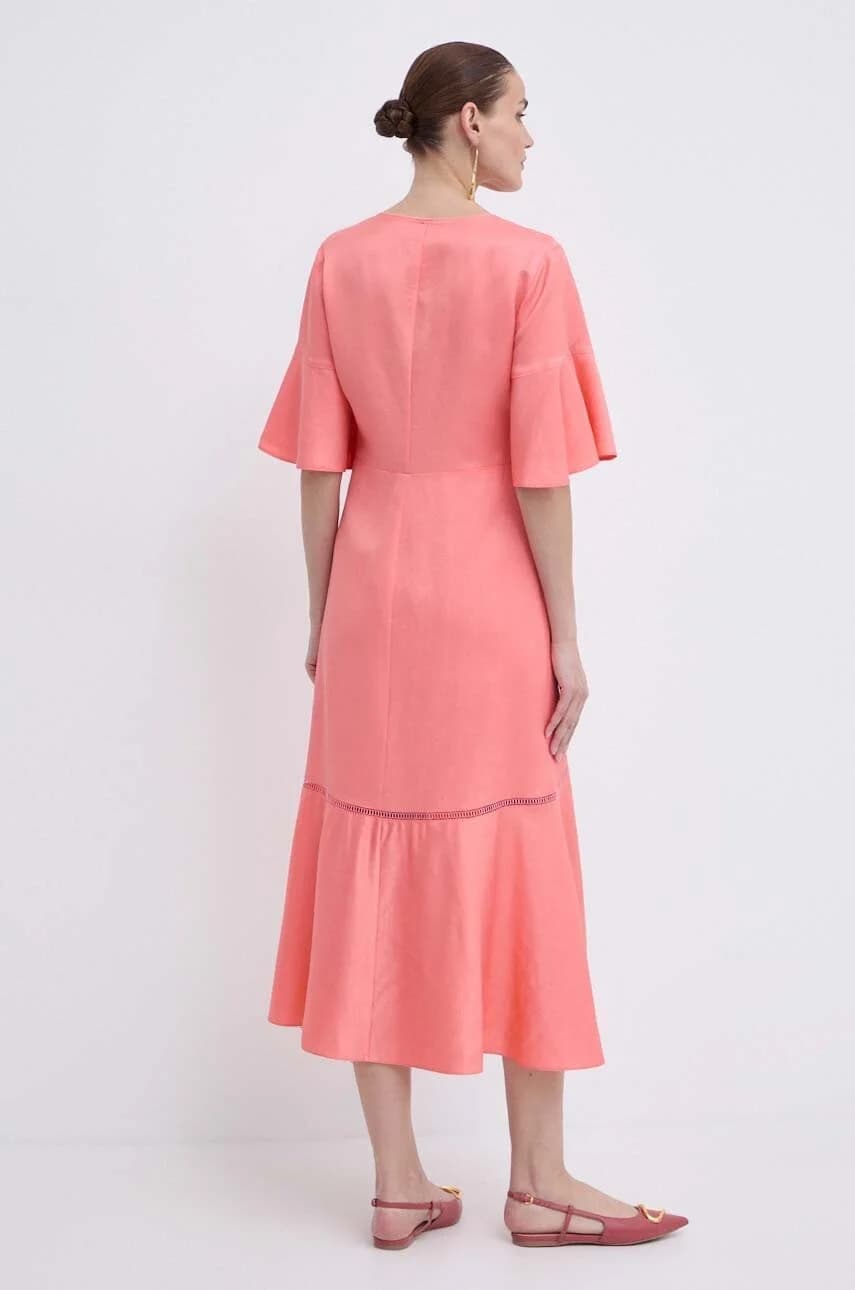 Платье из смесового льна - фото 3