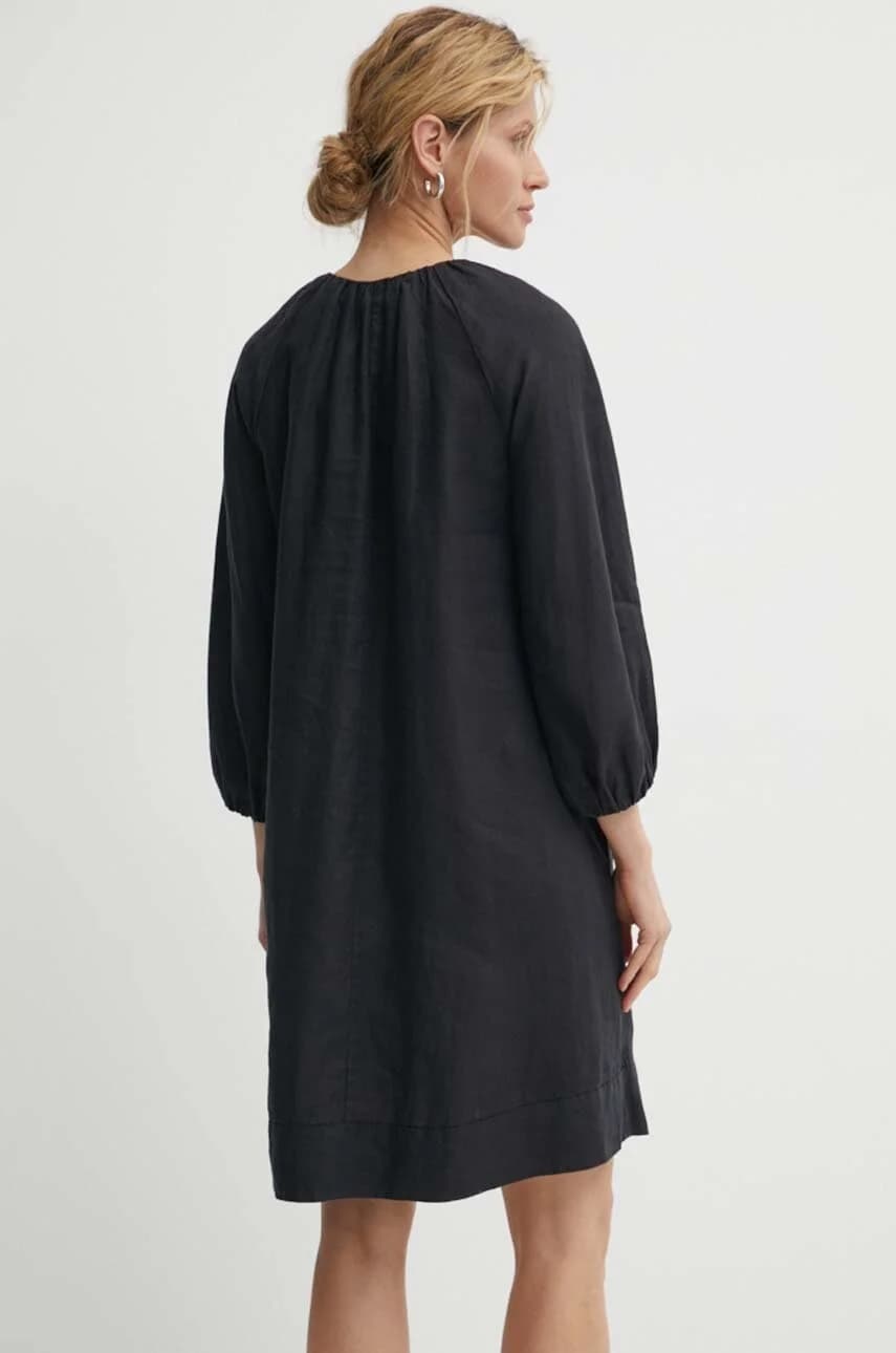 Льняное платье - фото 3