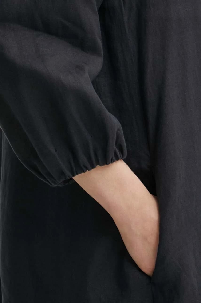 Льняное платье - фото 5