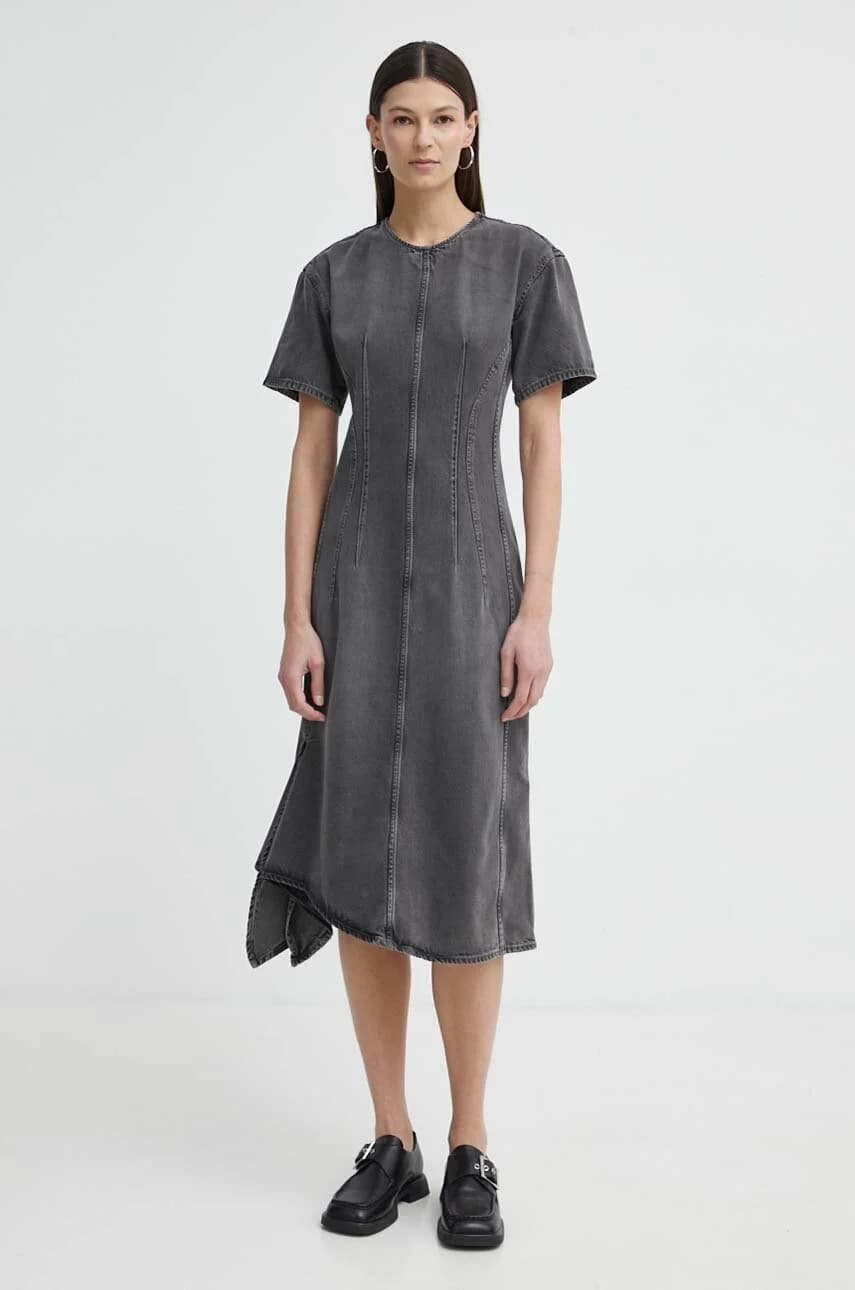 Джинсовое платье