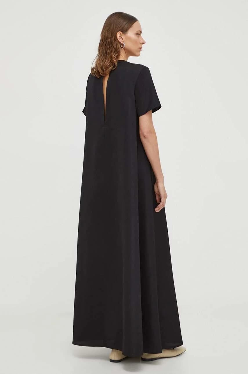 Платье из смесовой шерсти - фото 2