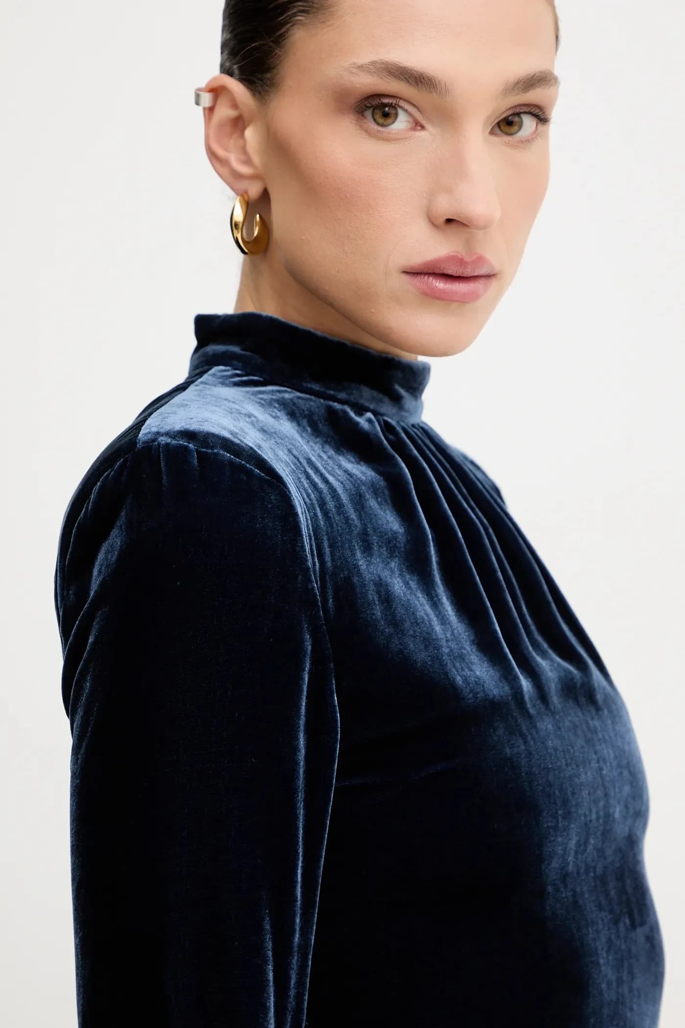 Платье с добавлением шелка - фото 5