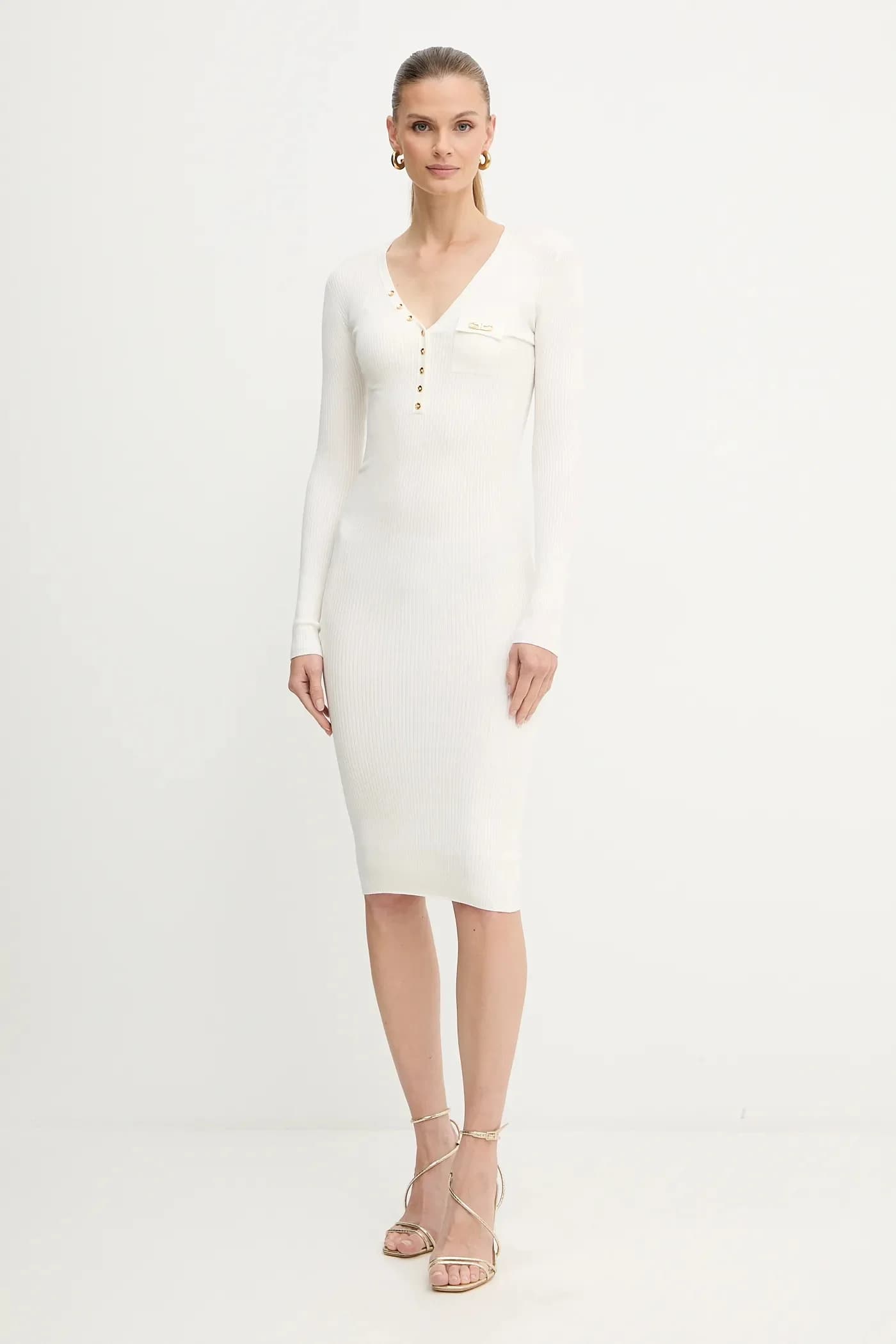 Платье с добавлением шелка