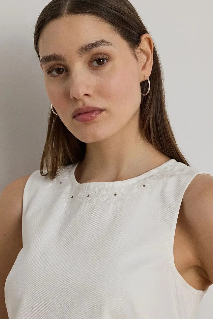 Хлопковое платье - фото 4