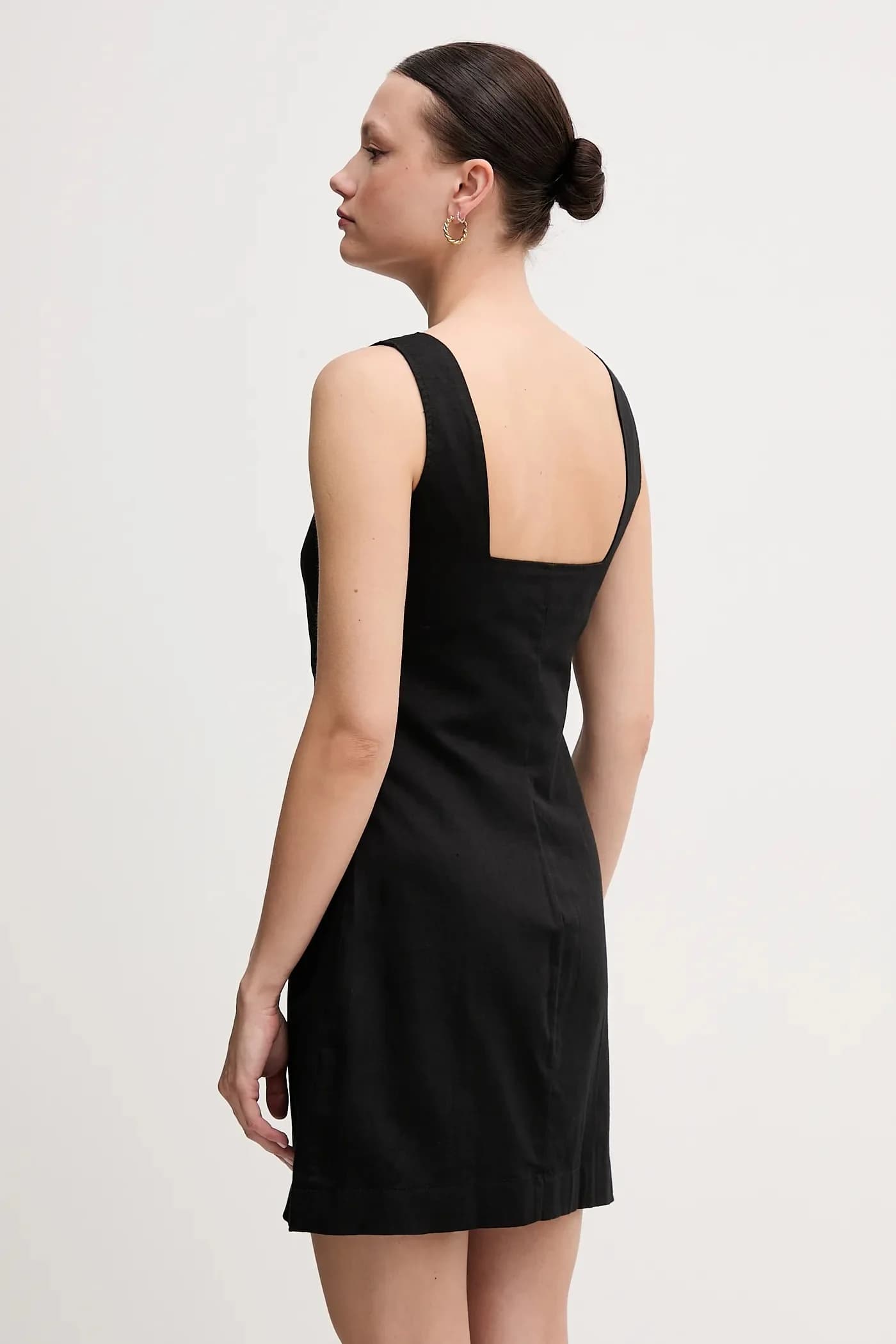 Платье из смесового льна - фото 3