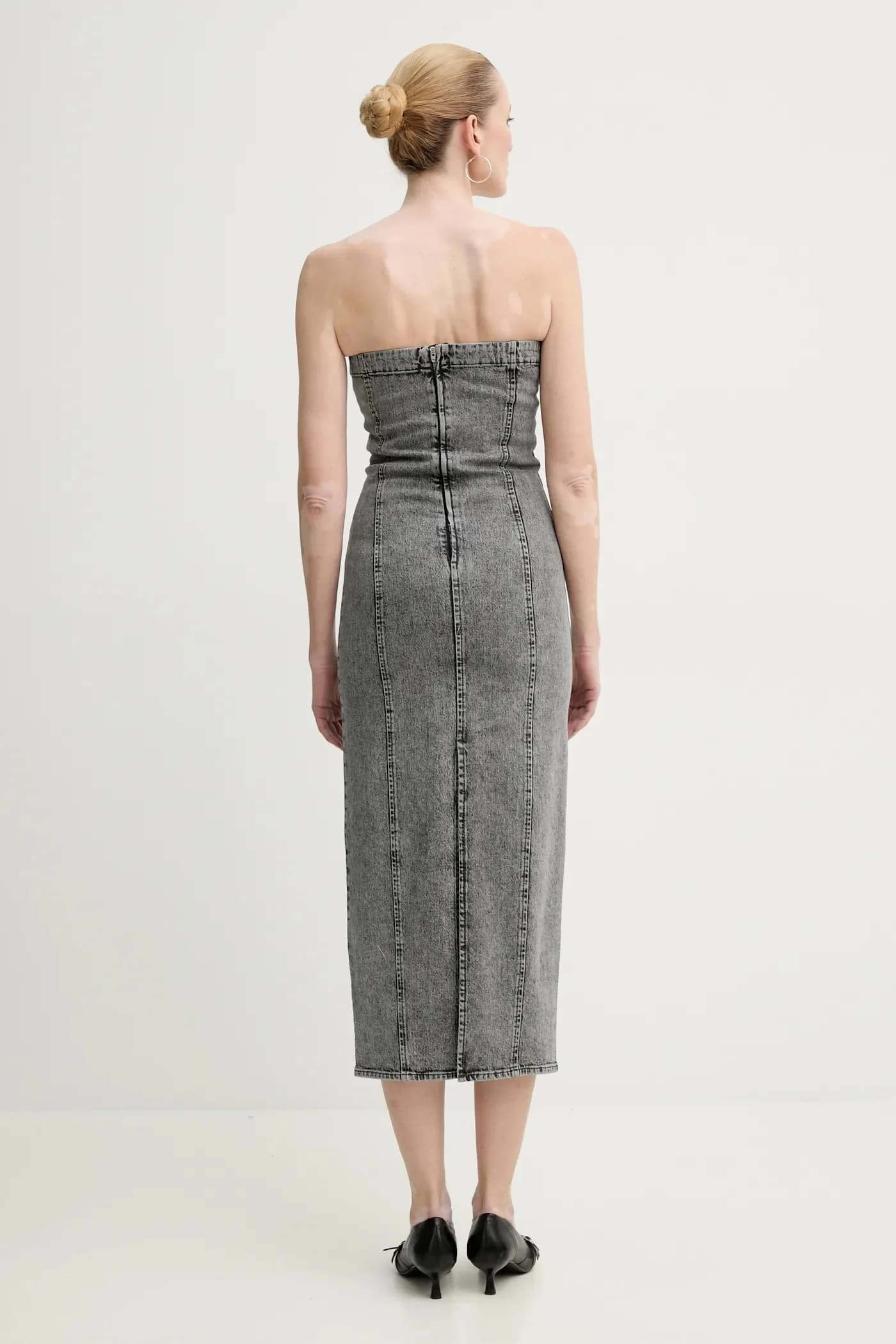 Джинсовое платье - фото 3