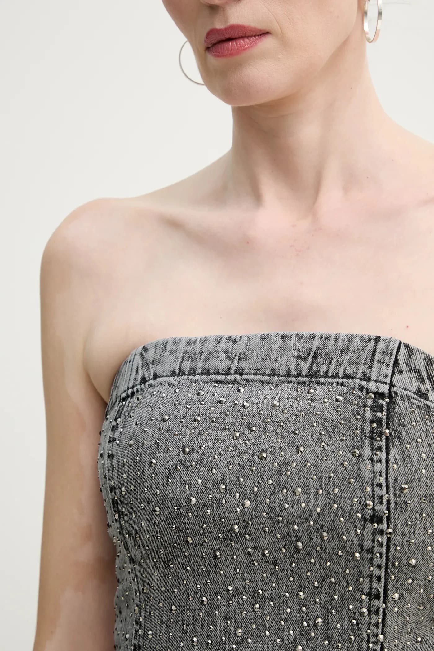 Джинсовое платье - фото 5