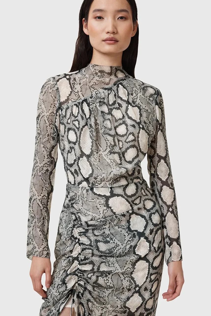 Платье RIZO из смесового шелка - фото 2