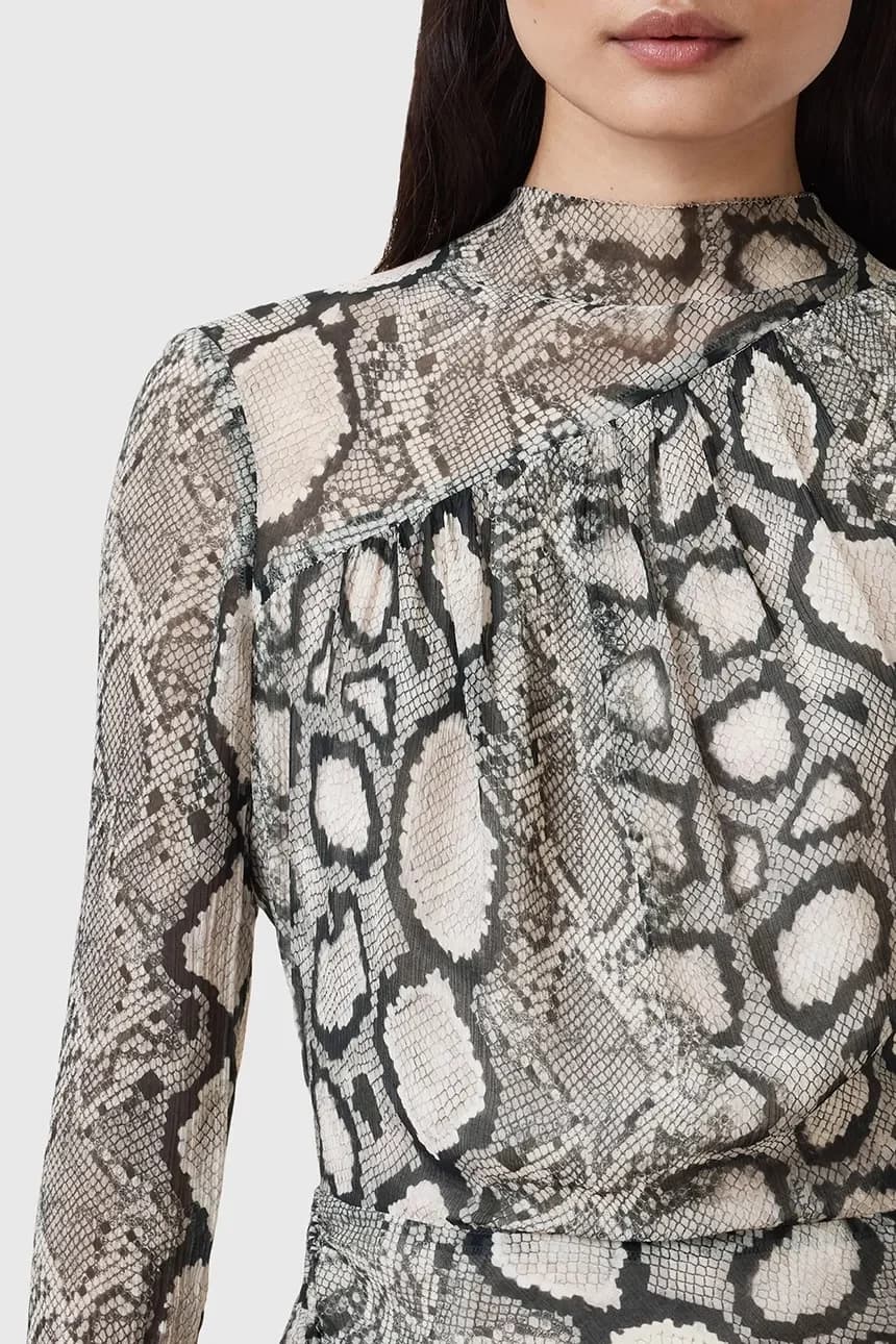 Платье RIZO из смесового шелка - фото 3