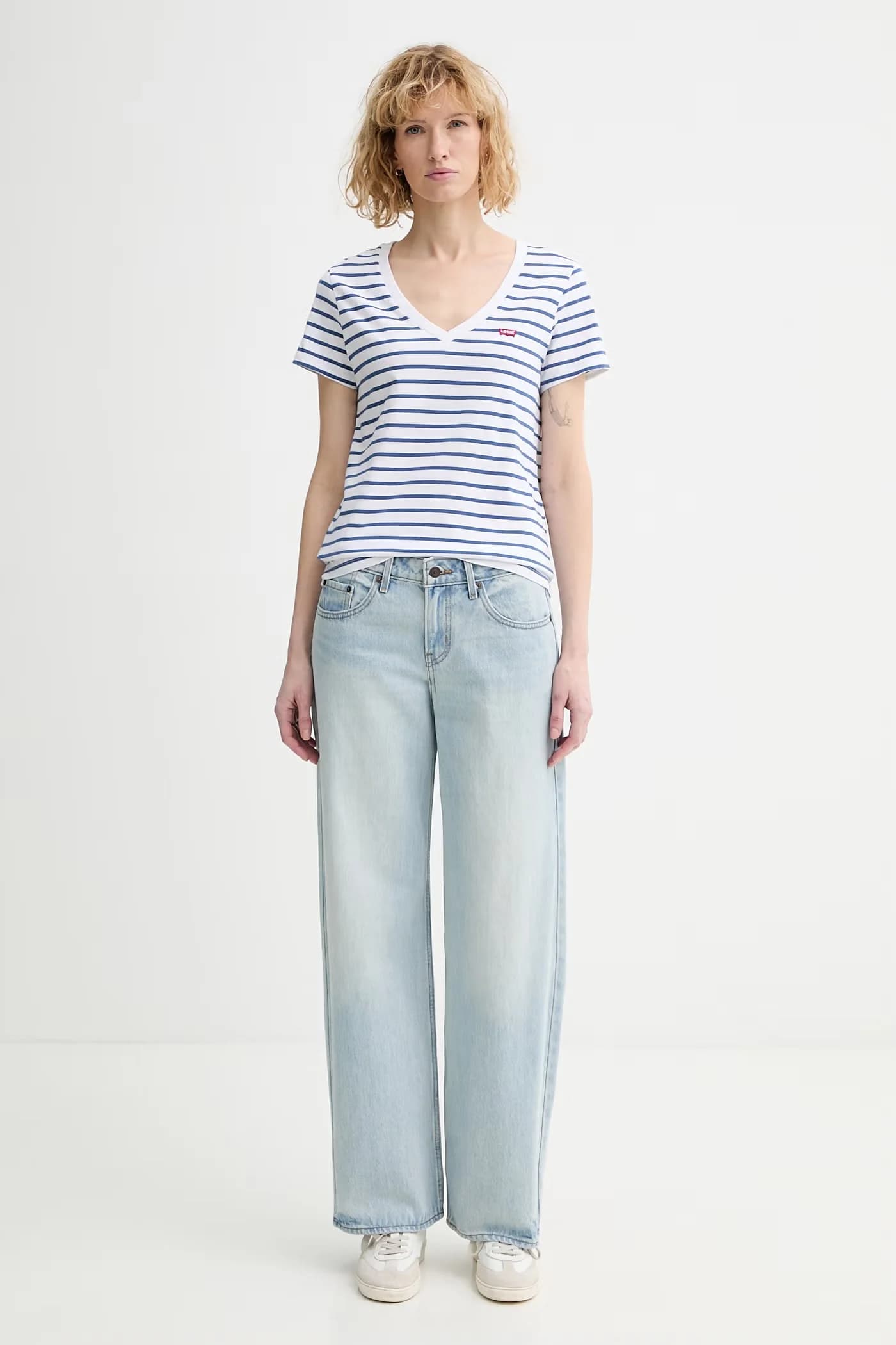 Хлопковая футболка PERFECT VNECK - фото 2