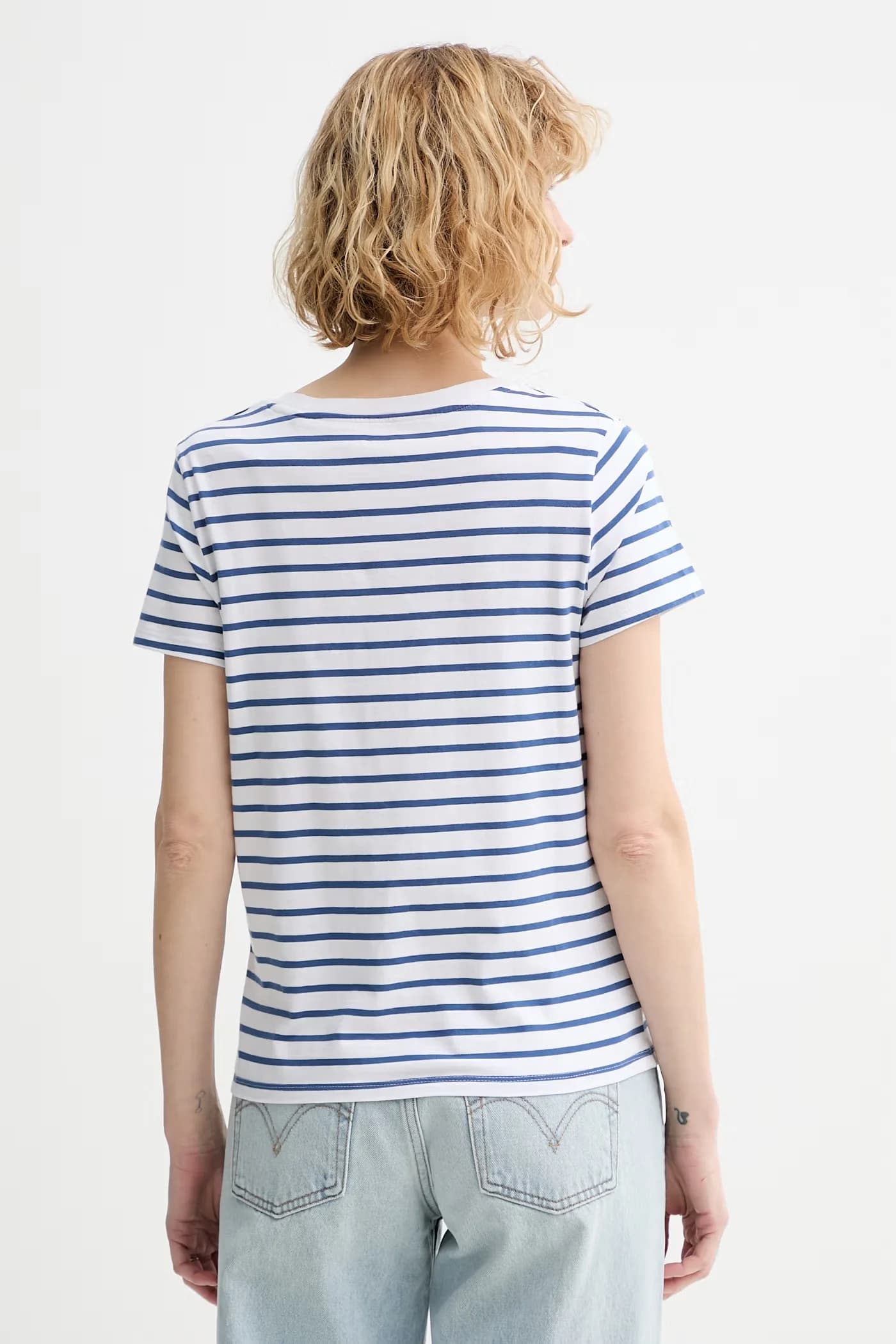 Хлопковая футболка PERFECT VNECK - фото 3