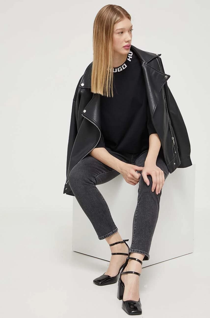 Хлопковая футболка Dinaya - фото 2