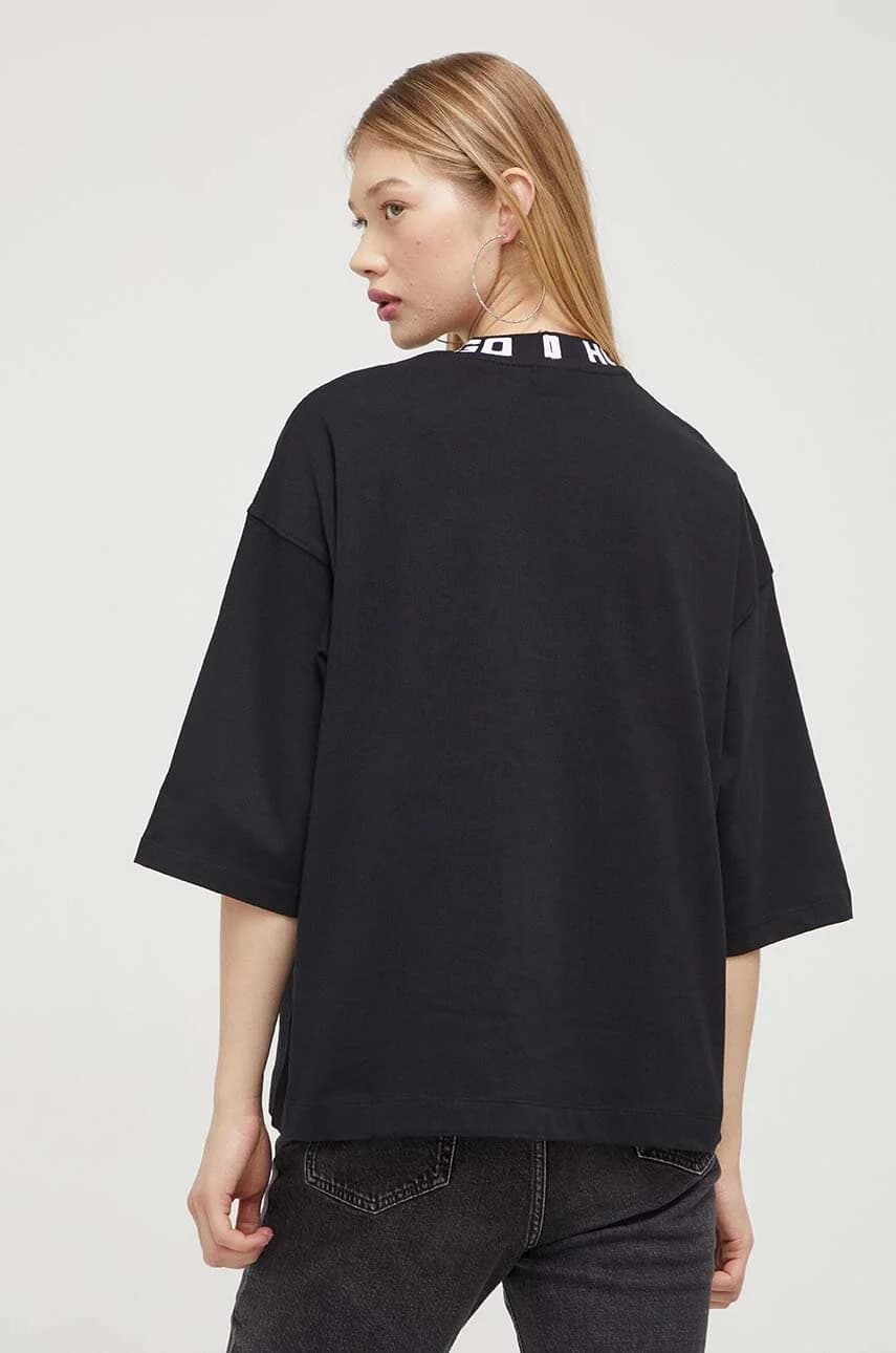 Хлопковая футболка Dinaya - фото 3