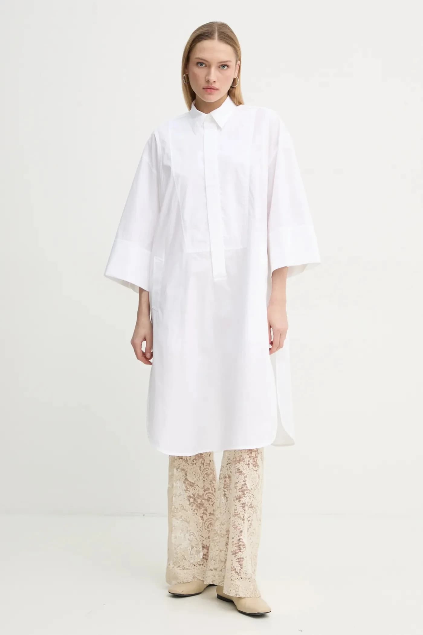 Платье амбре из хлопка