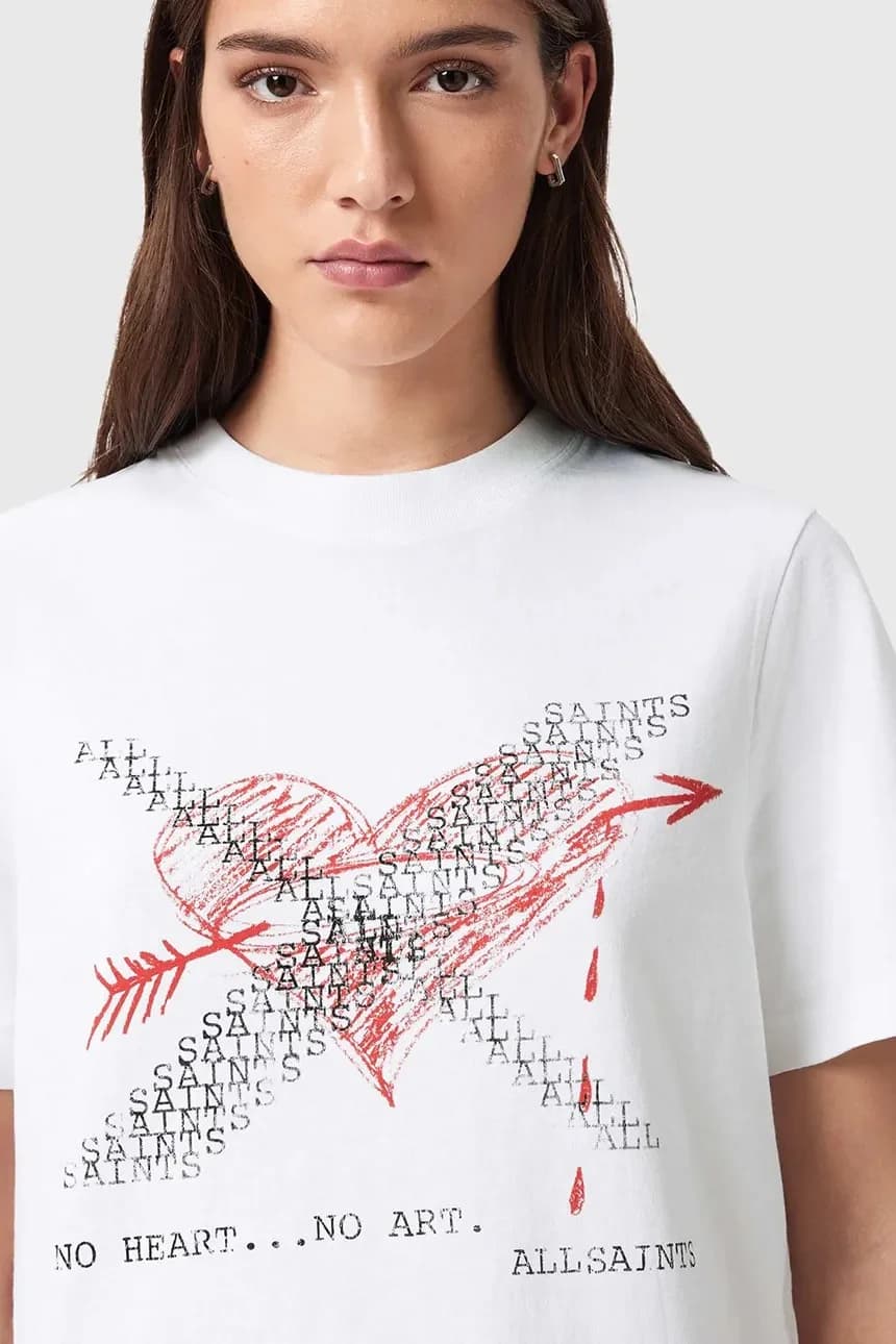 Хлопковая футболка HEARTACHE - фото 4