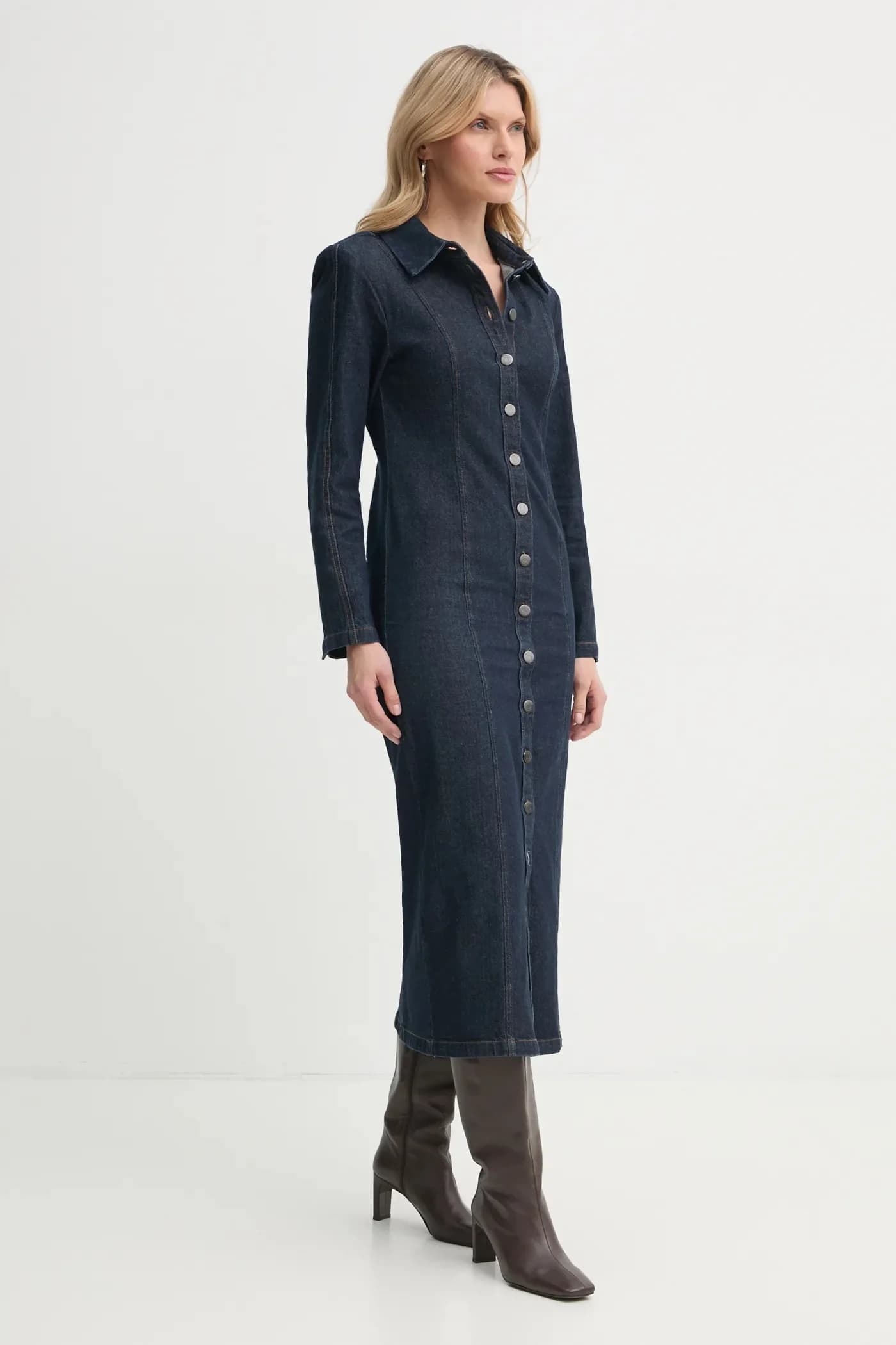 Джинсовое платье