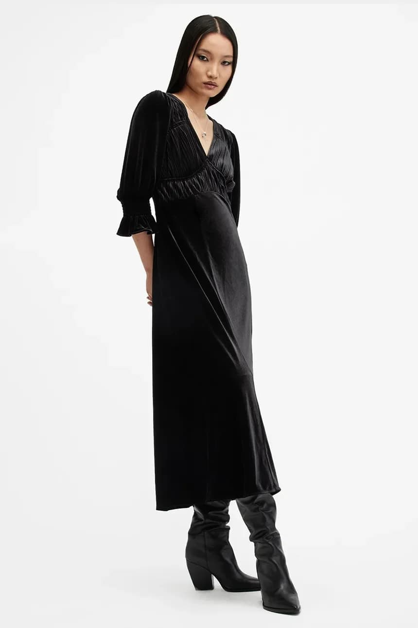 АНИ БАРХАТНОЕ платье - фото 4