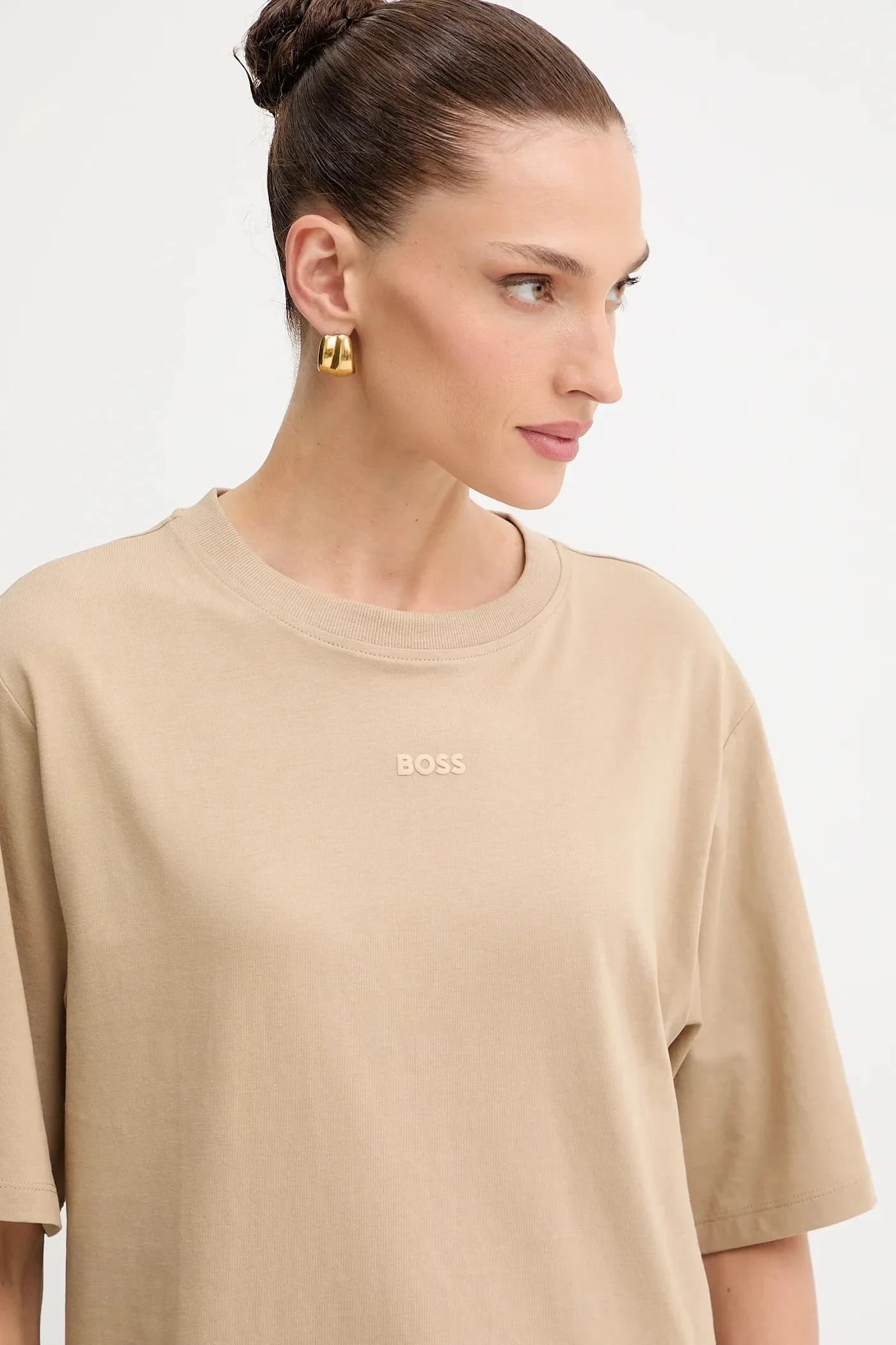 Хлопковая футболка с маленьким логотипом C Enis - фото 4