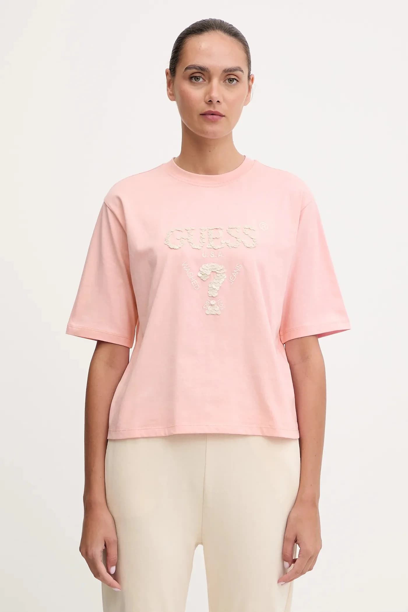 Хлопковая футболка AURLIE