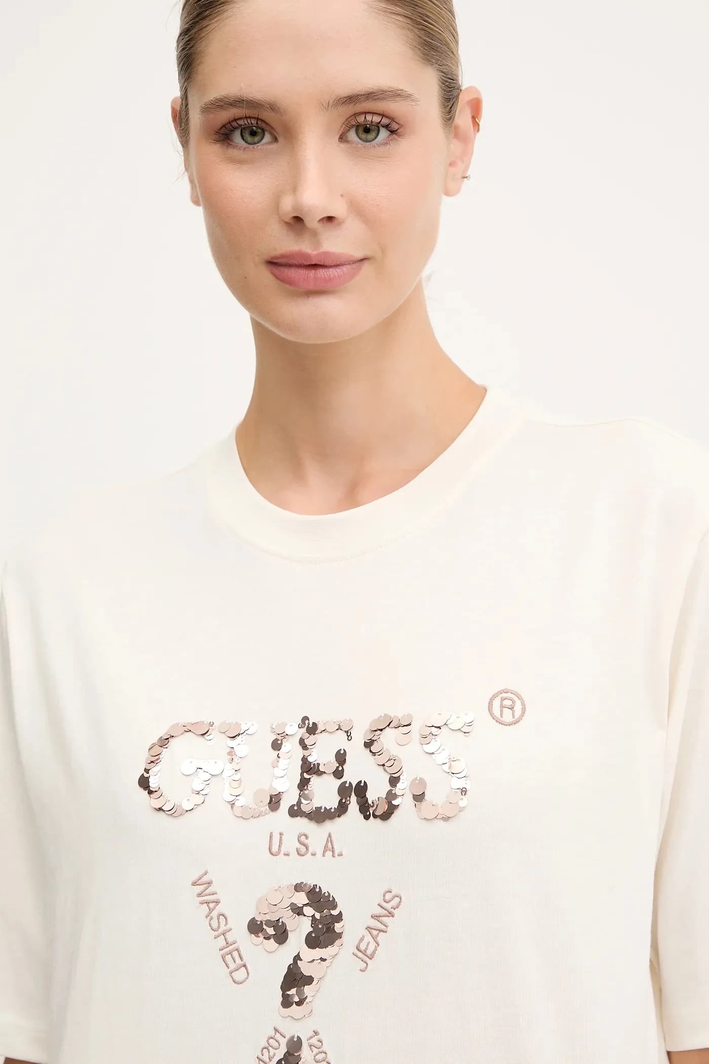 Хлопковая футболка AURLIE - фото 4