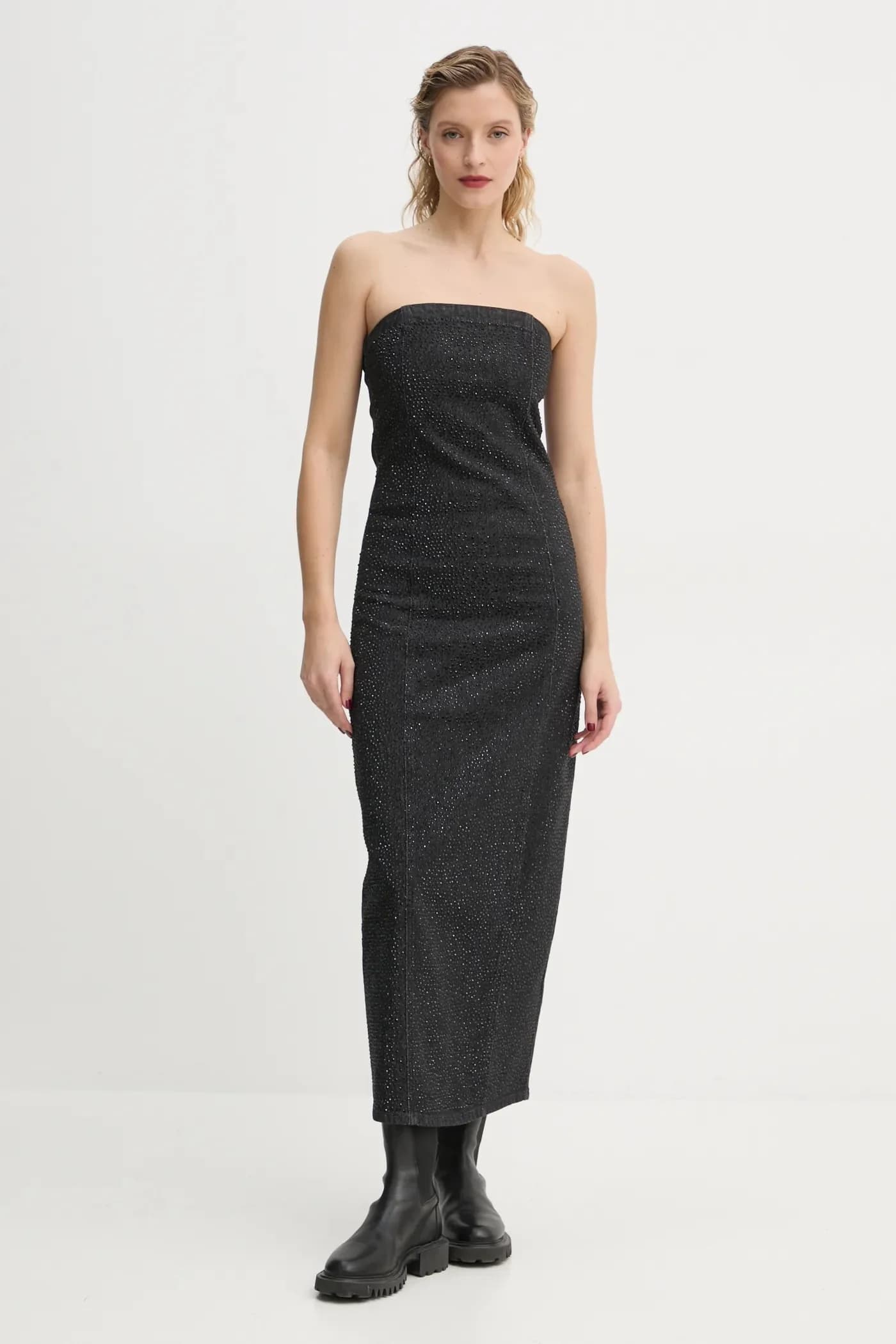 Джинсовое платье