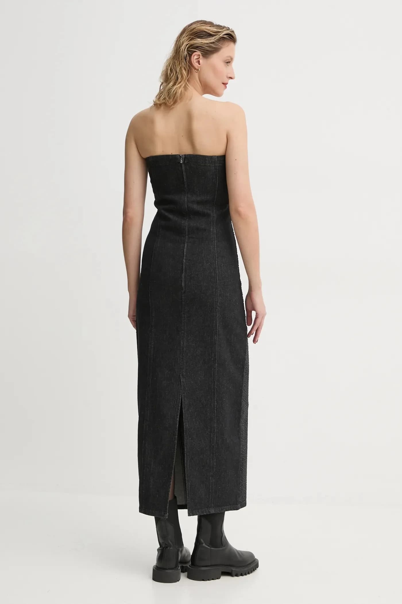 Джинсовое платье - фото 3