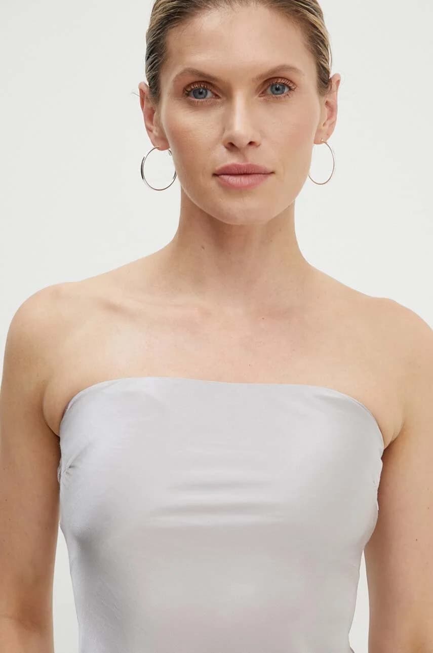 SAELINA платье из смесового шелка - фото 4