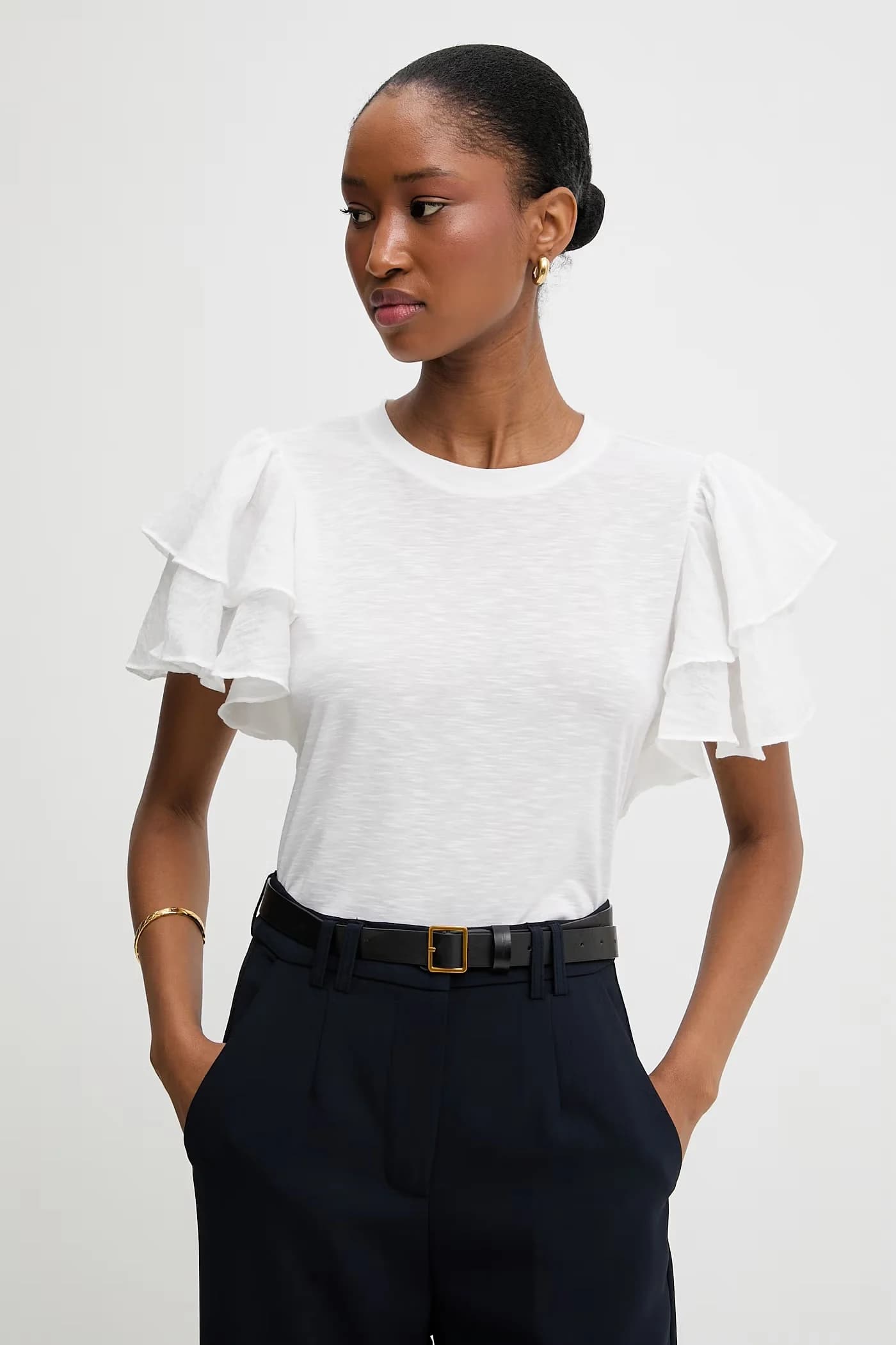 Льняная футболка