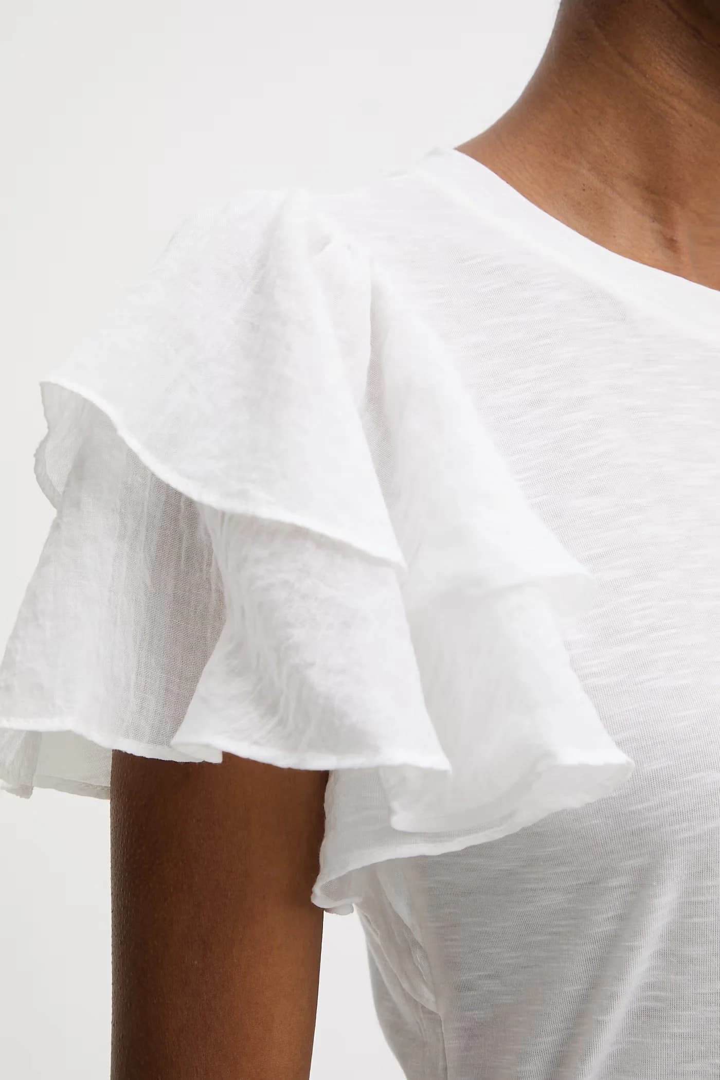 Льняная футболка - фото 5