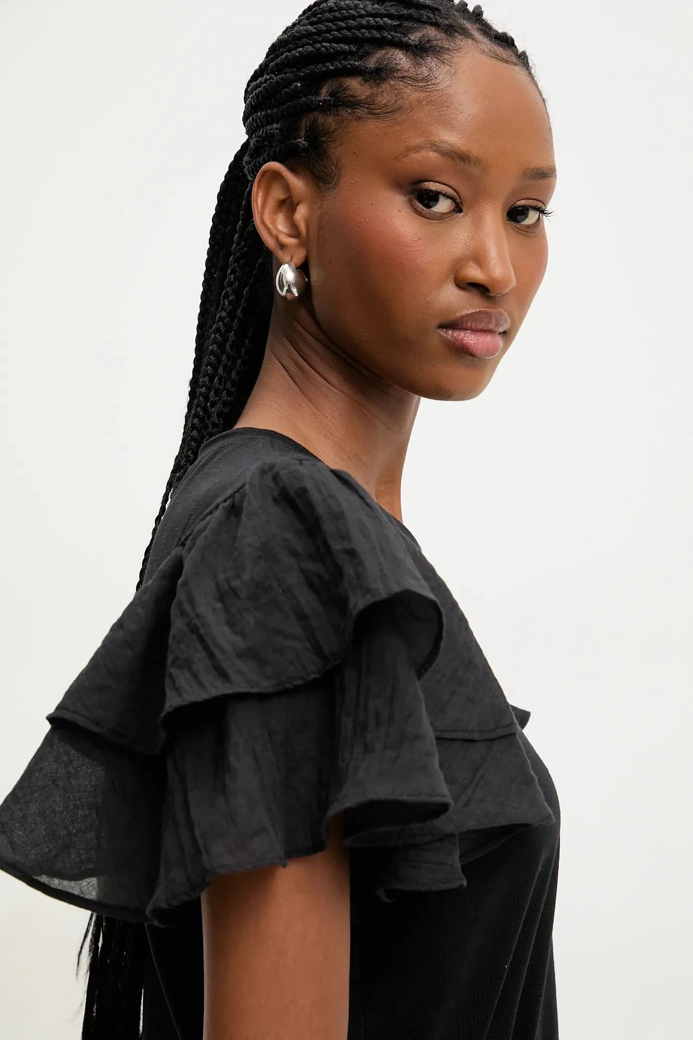 Льняная футболка - фото 4