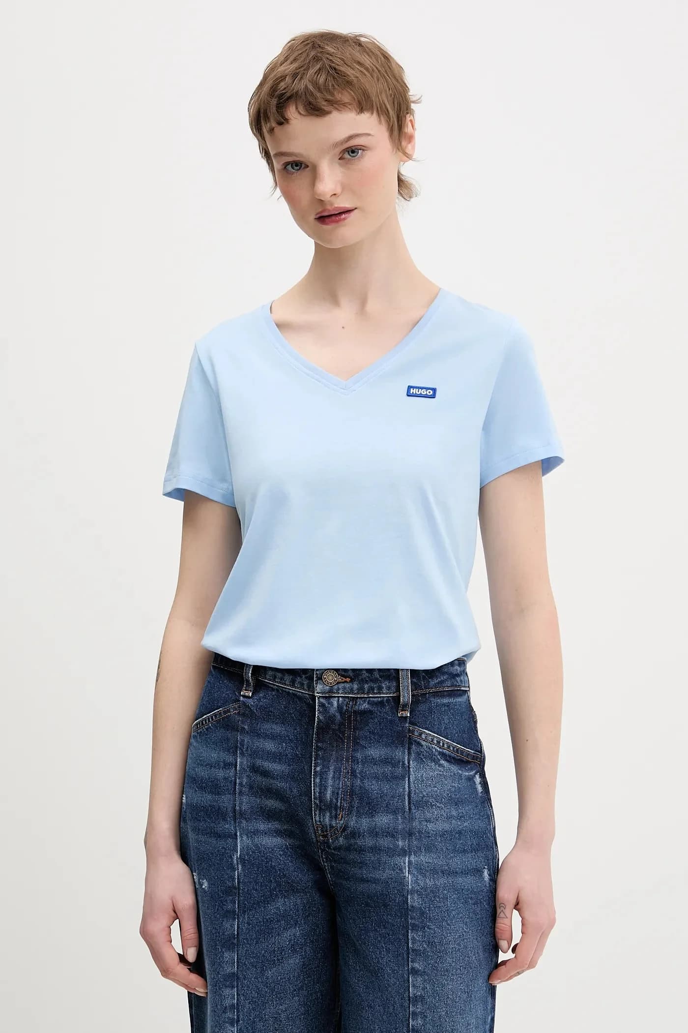 Классическая хлопковая футболка V_B