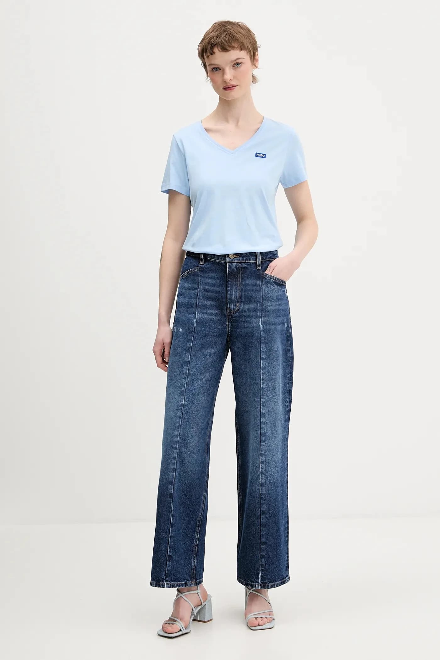 Классическая хлопковая футболка V_B - фото 2