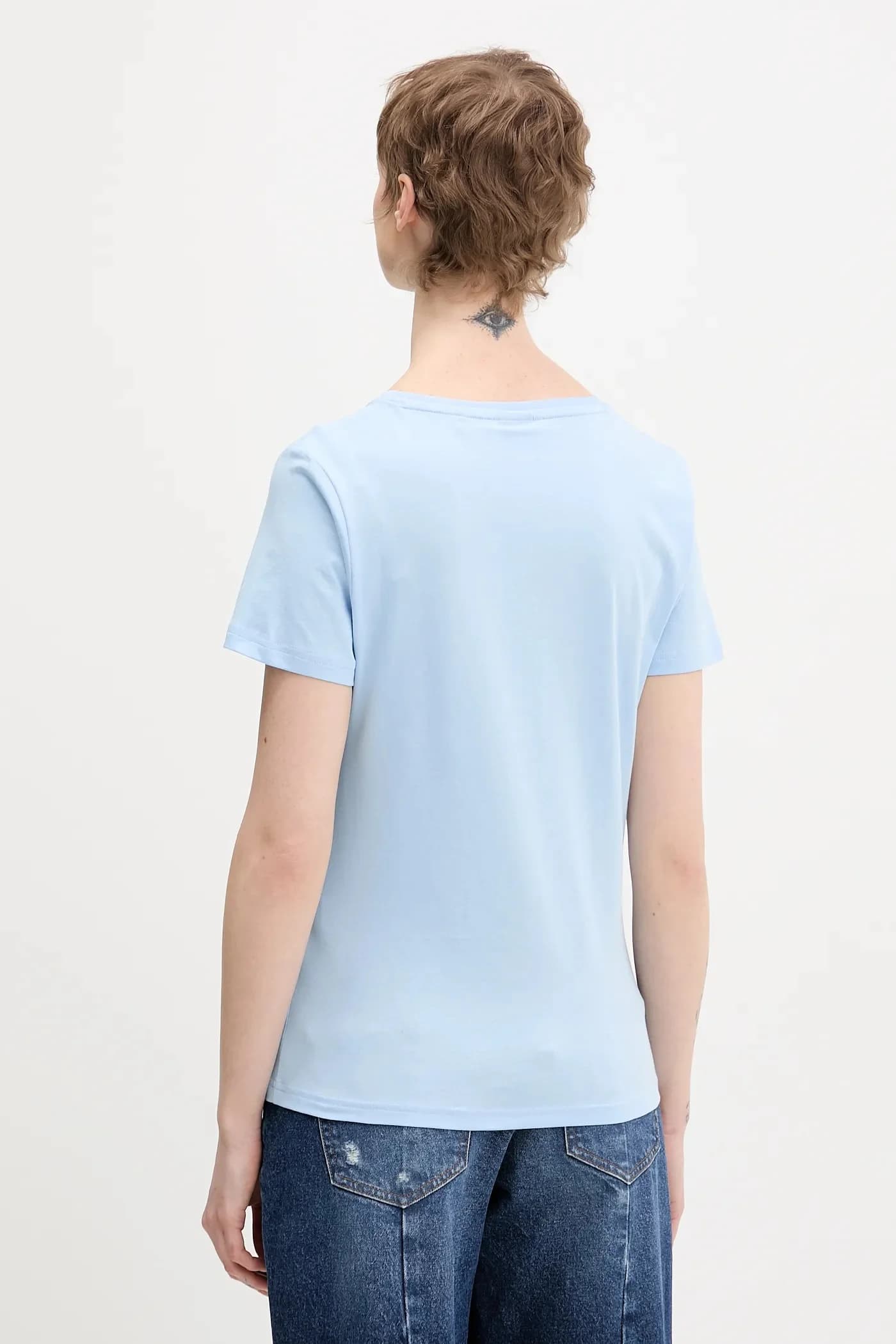 Классическая хлопковая футболка V_B - фото 3