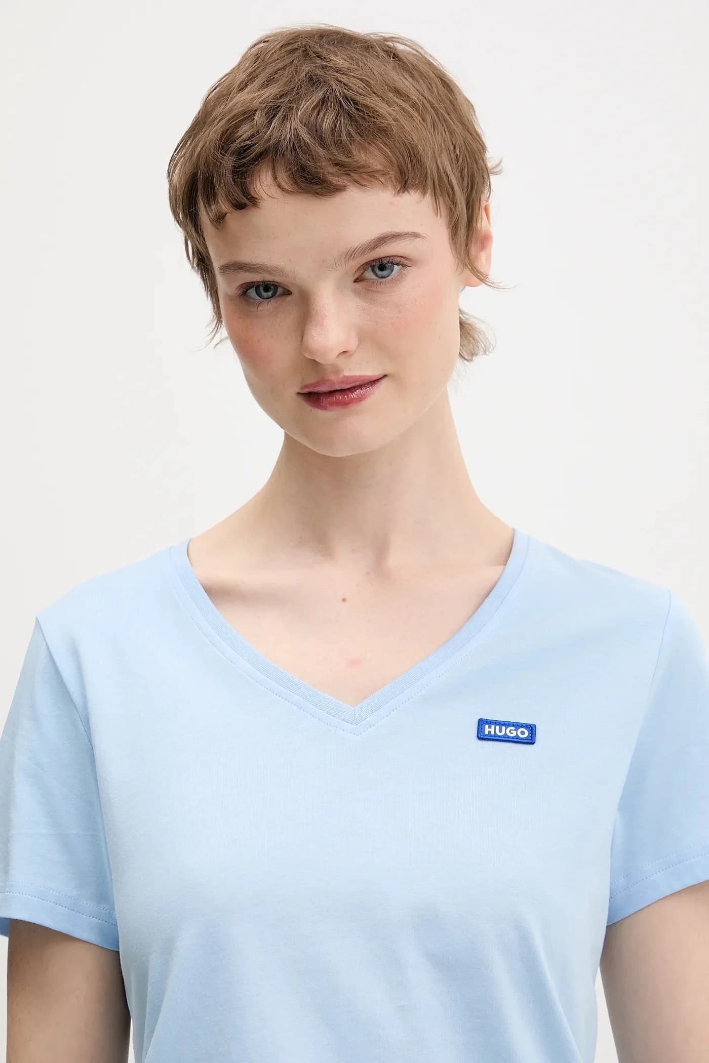 Классическая хлопковая футболка V_B - фото 4