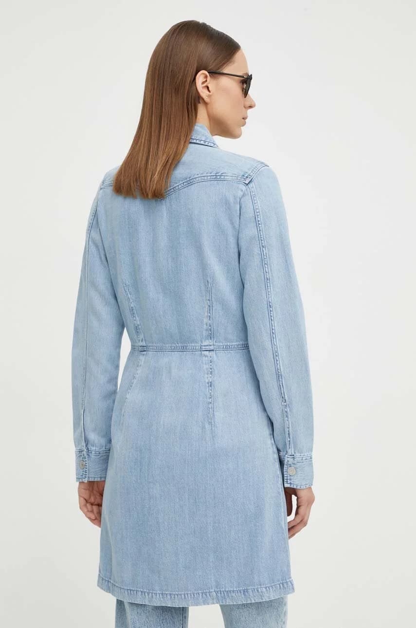 Джинсовое платье - фото 3