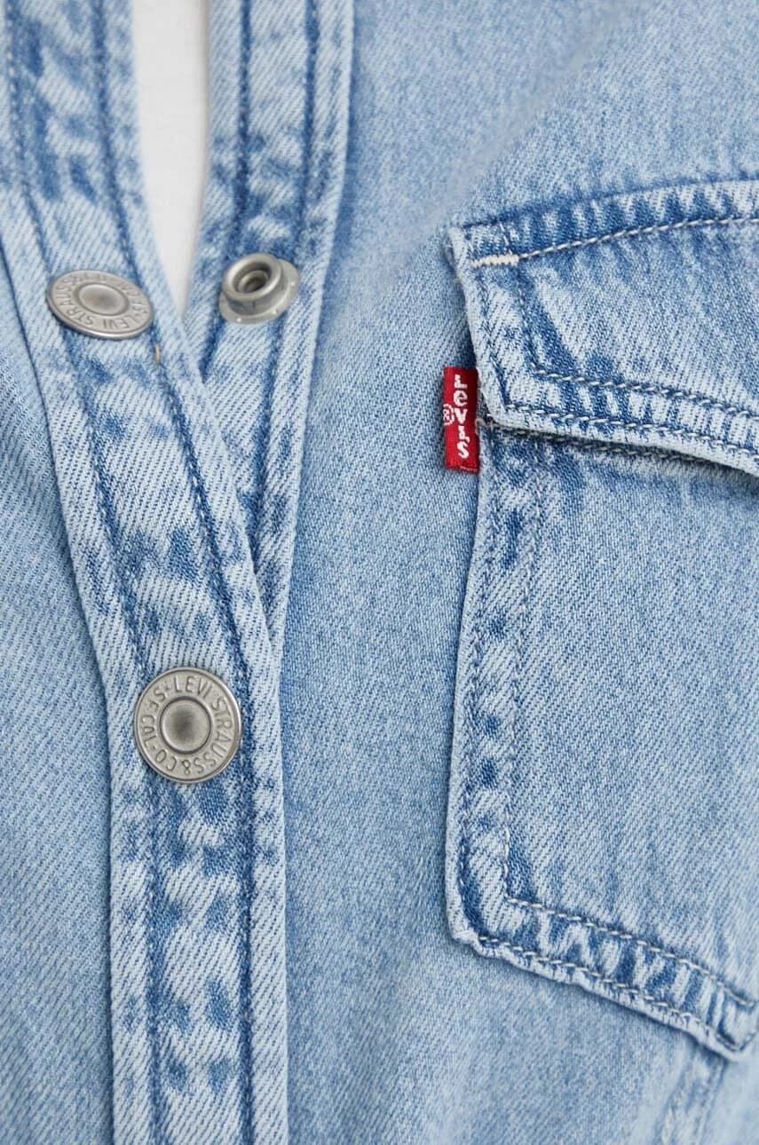 Джинсовое платье - фото 5