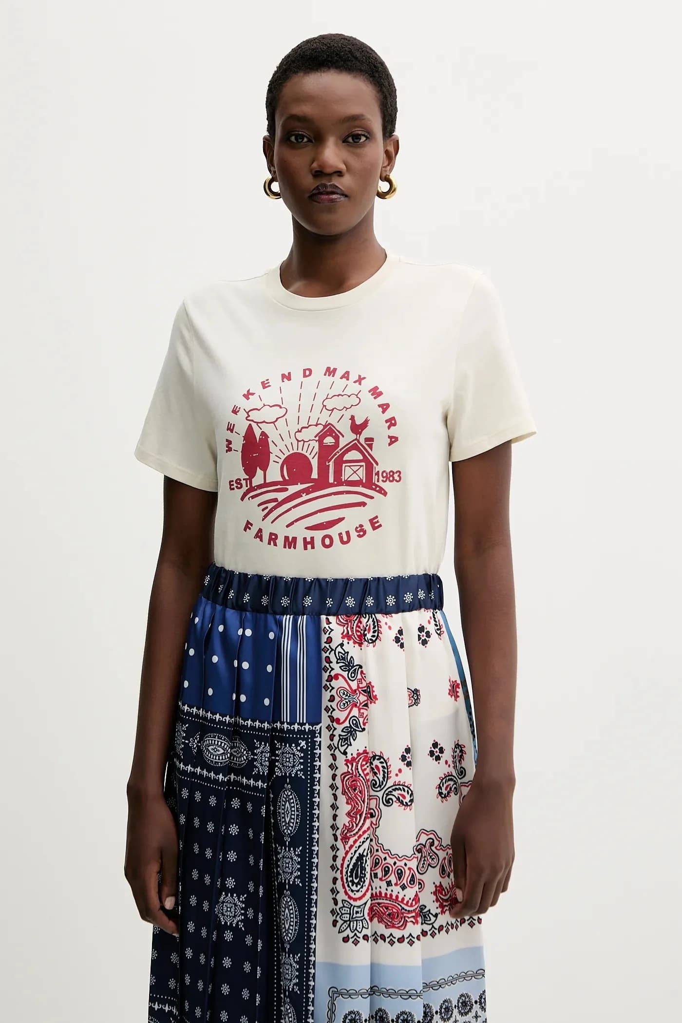 Хлопковая футболка CLOWN