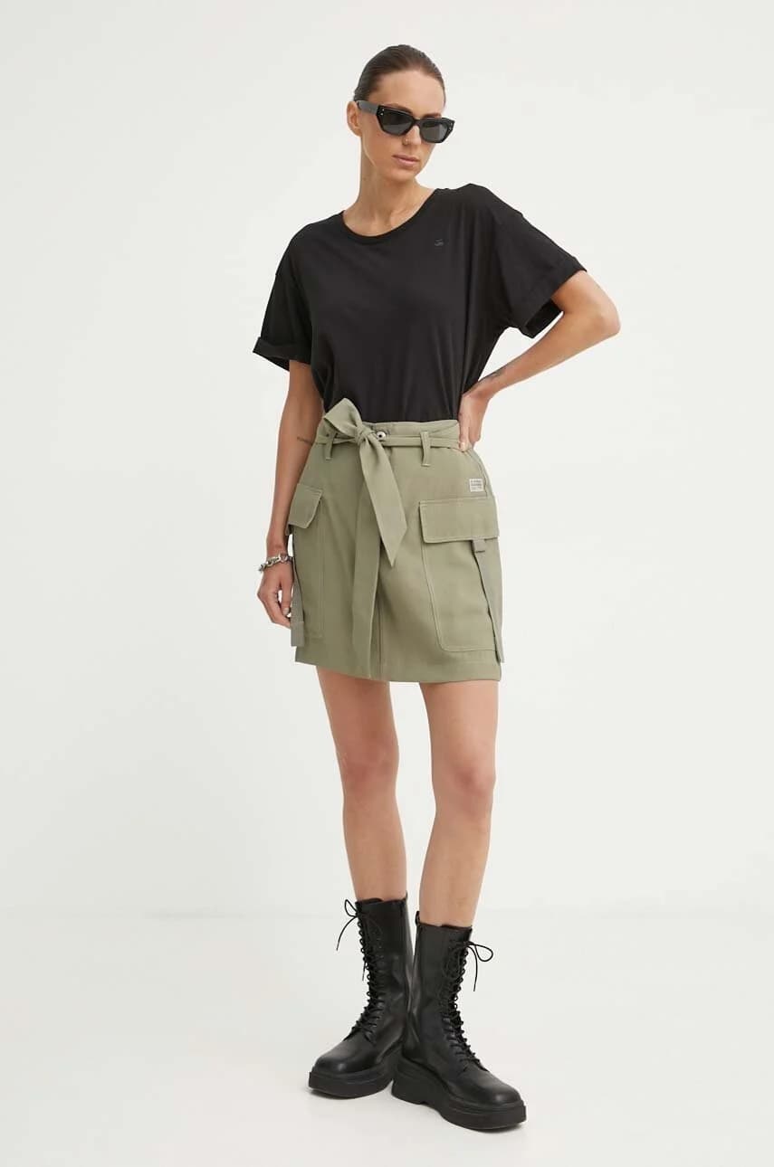 Подвернутая футболка из хлопка sl BF - фото 2