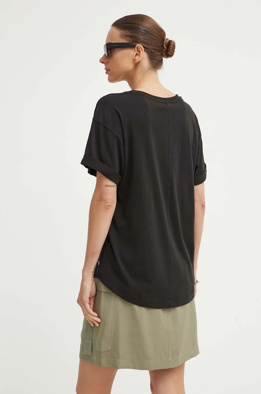 Подвернутая футболка из хлопка sl BF - фото 3