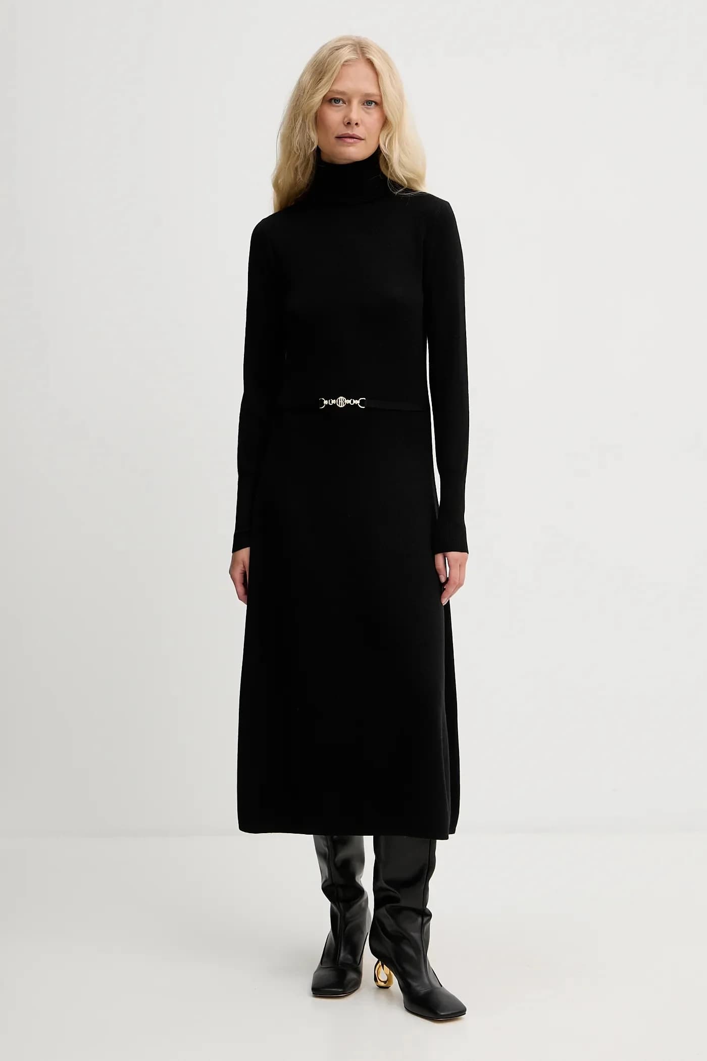 Платье из смесовой шерсти